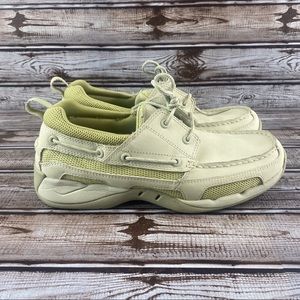 L.L. Bean Boat Shoes Grey Leather Women’s size 8.5